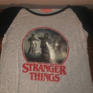 A basic stranger things t-shirt